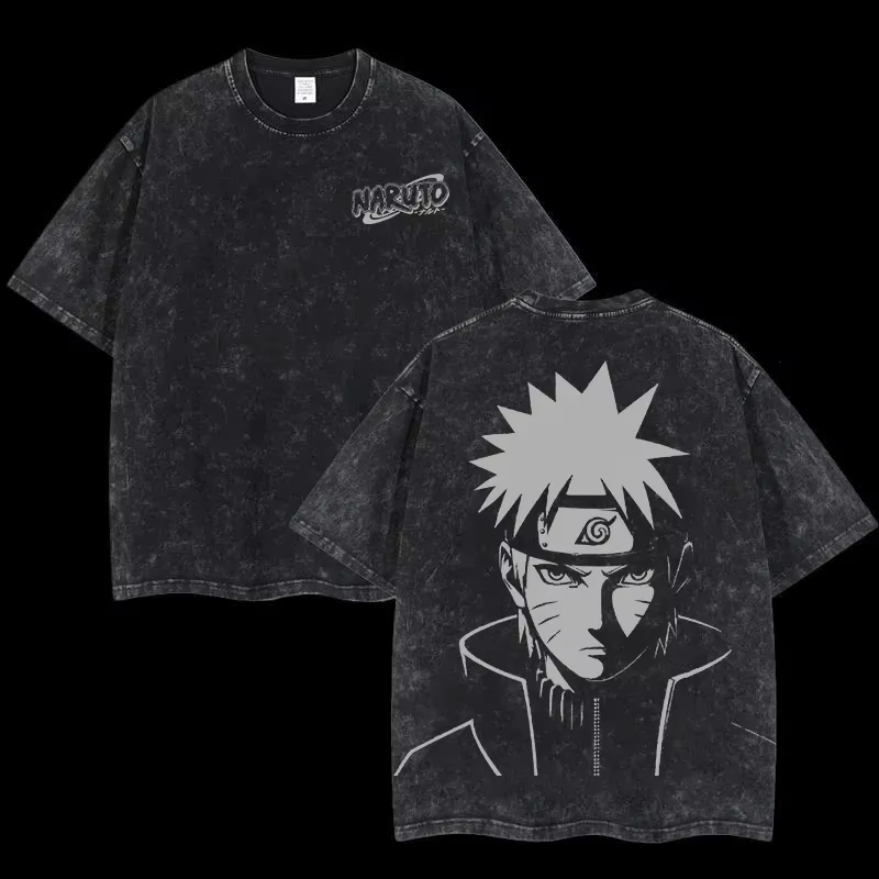 Naruto Shisui Uchiha T Shirt M - огляд і ціна Acid Wash Vintage Graphic T Shirt