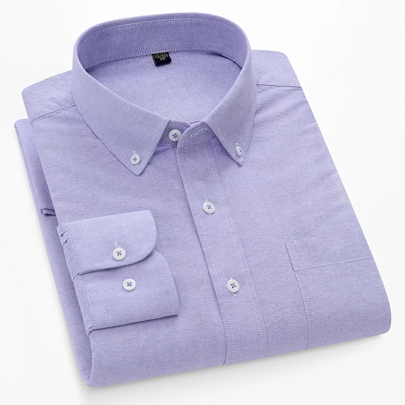 100% Cotton Oxford Long-Sleeve - огляд і ціна Oxford Cotton Casual Shirt Business