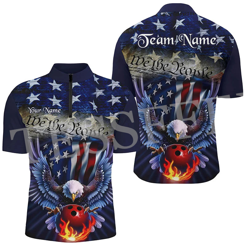 Custom Name Strike Bowling Fla - огляд і ціна Short Sleeve Bowling Shirt Retro
