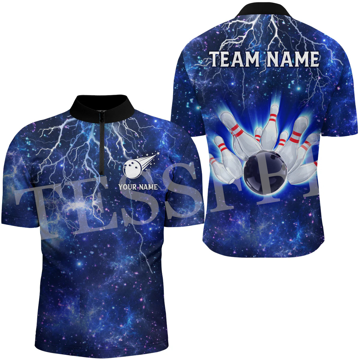 Custom Name Strike Bowling Fla - огляд і ціна Short Sleeve Bowling Shirt Retro
