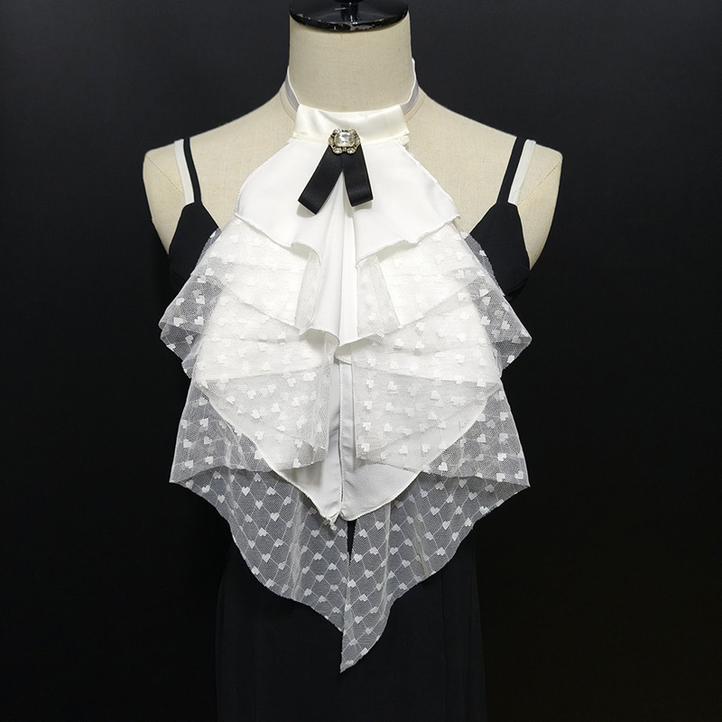 White Lace Layered Detachable  - огляд і ціна Shirts