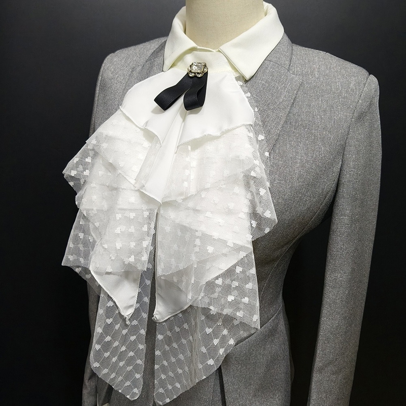 White Lace Layered Detachable  - огляд і ціна Shirts