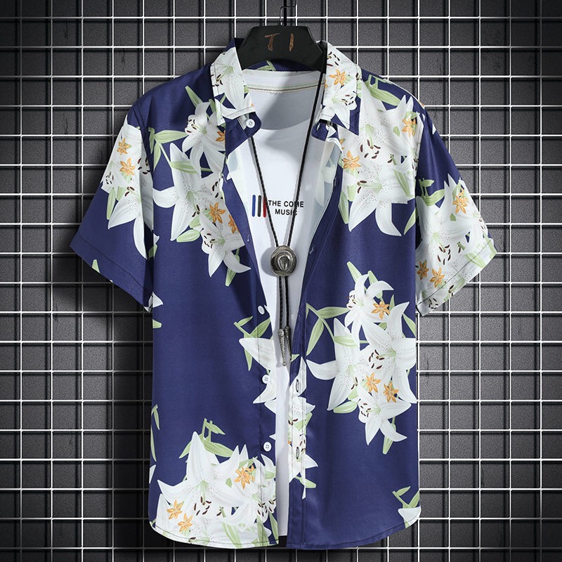 Hawaiian beach shirts Men's sh - огляд і ціна Vintage Hawaiian Floral Shirt