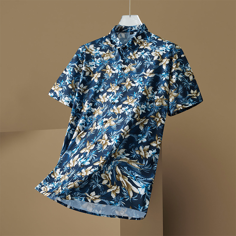 12XL 7XL 6XL Plus Size Men's S - огляд і ціна Vintage Hawaiian Floral Shirt