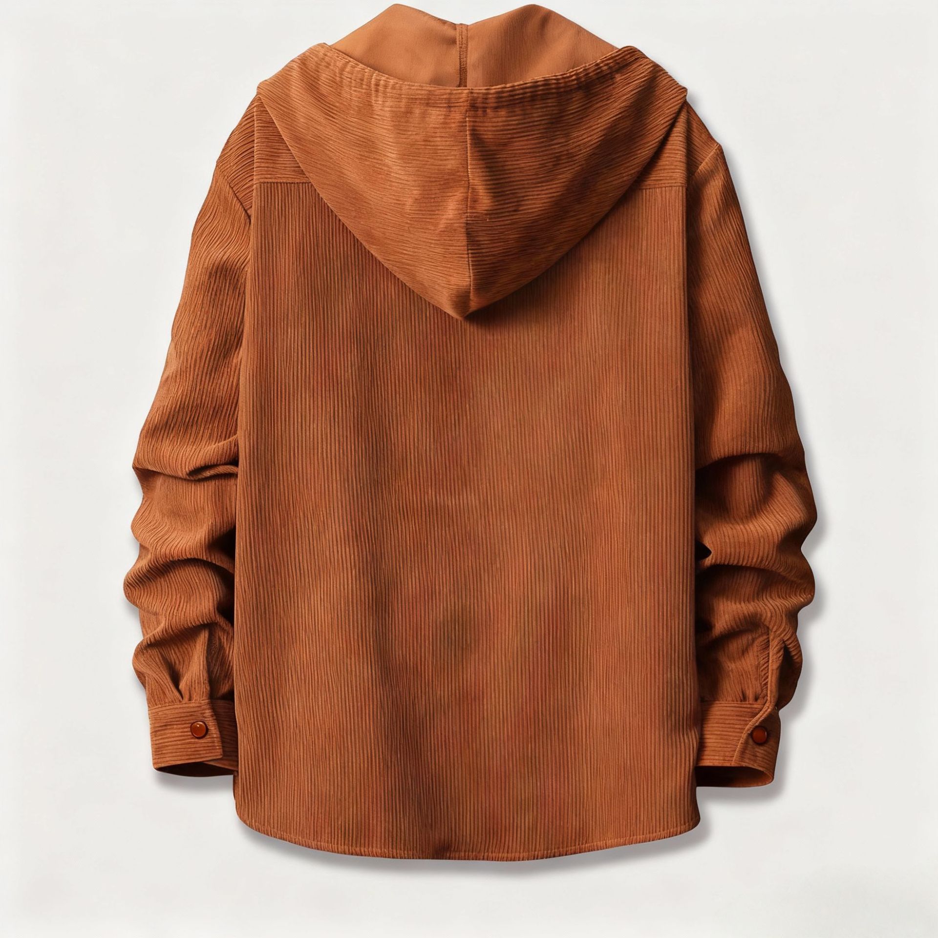 Mens Loose Corduroy Hooded But - огляд і ціна Corduroy Button Up Shirt Men
