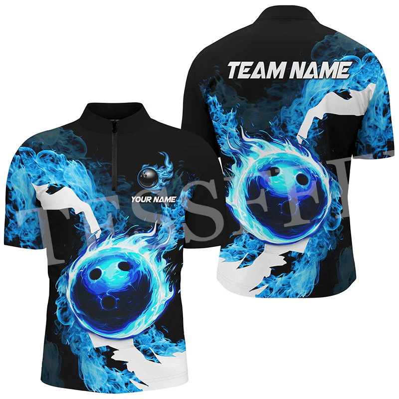 Custom Name Strike Bowling Fla - огляд і ціна Short Sleeve Bowling Shirt Retro